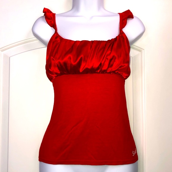 Y2K Red Top Purchased in Italy - Picture 2 of 16